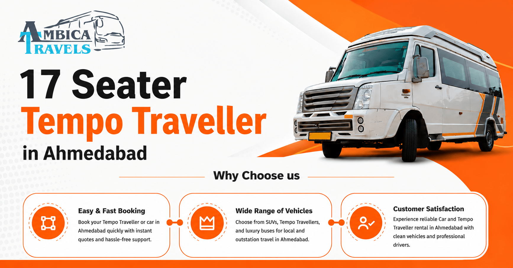 17 Seater Tempo Traveller in Ahmedabad