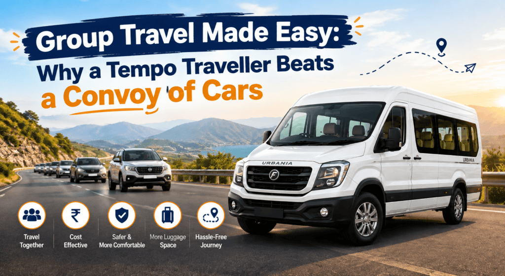 Group Travel Made Easy: Why a Tempo Traveller Beats a Convoy of Cars